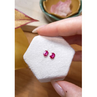 0.94 Ct.Tw.Total Carat Weight Ruby Pair from Mozambique Life Style
