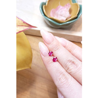 0.94 Ct.Tw.Total Carat Weight Ruby Pair from Mozambique Life Style