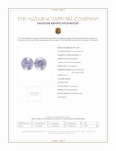0.53&nbsp;Ct.Tw.Total Carat Weight Violet Sapphire Pair from Ceylon (Sri Lanka) Scan Report