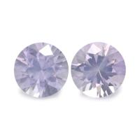 0.53&nbsp;Ct.Tw.Total Carat Weight Violet Sapphire Pair from Ceylon (Sri Lanka) Video