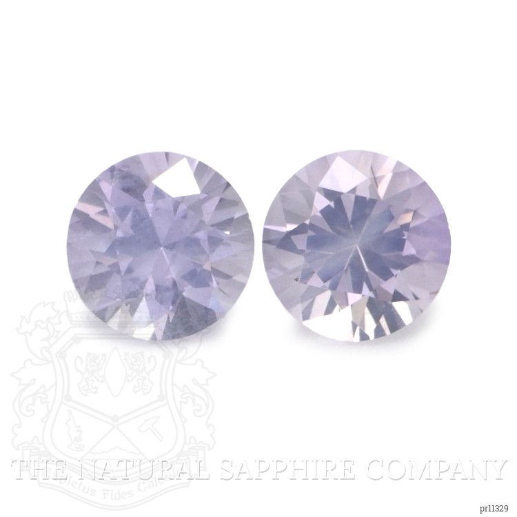 0.53 Ct.Tw. Violet Sapphire Pair from Ceylon (Sri Lanka)