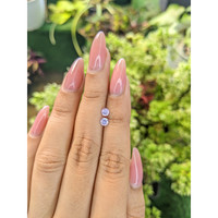 0.53&nbsp;Ct.Tw.Total Carat Weight Violet Sapphire Pair from Ceylon (Sri Lanka) Life Style