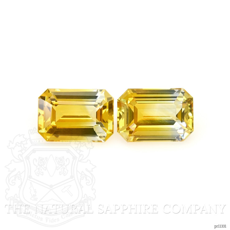2.06 Ct.Tw. Bi Color Sapphire Pair from Ceylon (Sri Lanka)