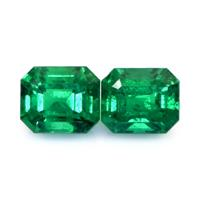 2.37 Ct.Tw.Total Carat Weight Emerald Pair from Zambia Video