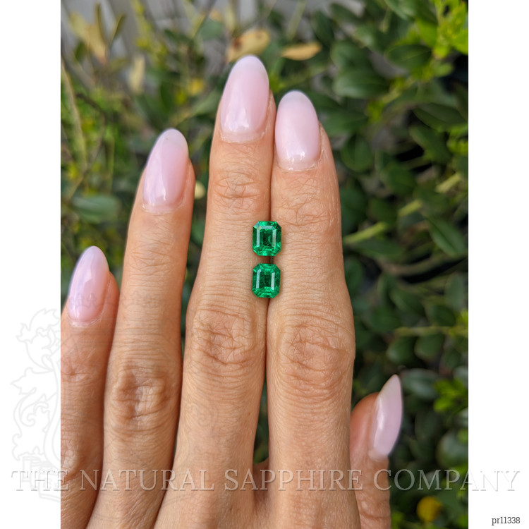 2.37 Ct.Tw. Emerald Pair from Zambia