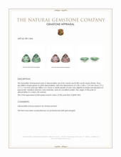 0.14 Ct.Tw.Total Carat Weight Alexandrite Pair from Ceylon (Sri Lanka) Appraisal