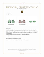 0.14 Ct.Tw.Total Carat Weight Alexandrite Pair from Ceylon (Sri Lanka) Appraisal