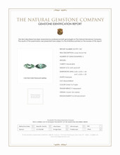 0.18 Ct.Tw.Total Carat Weight Alexandrite Pair from Ceylon (Sri Lanka) Scan Report