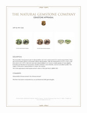 0.67 Ct.Tw.Total Carat Weight Alexandrite Pair from Ceylon (Sri Lanka) Appraisal