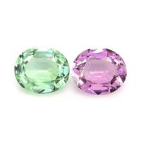 2.00 Ct.Tw.Total Carat Weight Paraiba Tourmaline Pair from Mozambique Video