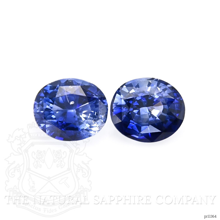 2.28 Ct.Tw. Blue Sapphire Pair from Ceylon (Sri Lanka)