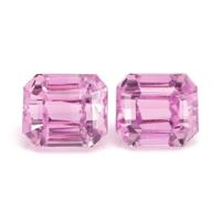 4.06 Ct.Tw.Total Carat Weight Kunzite Pair from Afghanistan Video