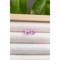 4.06&nbsp;Ct.Tw.Total Carat Weight Kunzite Pair from Afghanistan Life Style