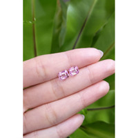 4.06 Ct.Tw.Total Carat Weight Kunzite Pair from Afghanistan Life Style