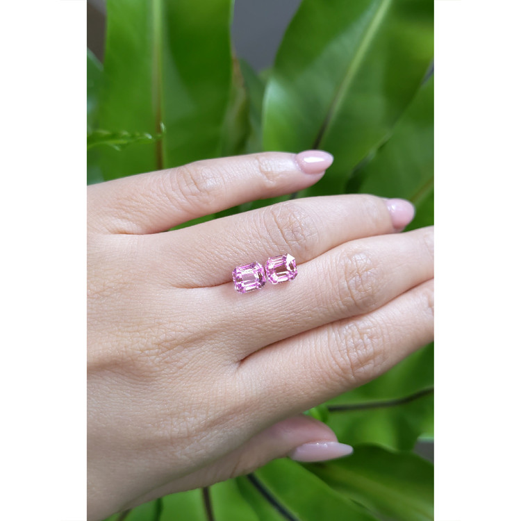 4.06 Ct.Tw. Kunzite Pair from Afghanistan