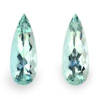 25.28&nbsp;Ct.Tw.Total Carat Weight Aquamarine Pair from Brazil Video