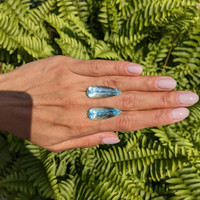 25.28 Ct.Tw.Total Carat Weight Aquamarine Pair from Brazil Life Style