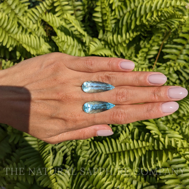 25.28 Ct.Tw. Aquamarine Pair from Brazil