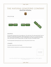 3.81&nbsp;Ct.Tw.Total Carat Weight Tourmaline Pair from Brazil Appraisal