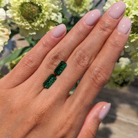 3.81 Ct.Tw.Total Carat Weight Tourmaline Pair from Brazil Life Style