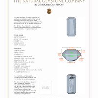 3.81&nbsp;Ct.Tw.Total Carat Weight Tourmaline Pair from Brazil 3 D Scan Report