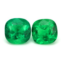 5.32 Ct.Tw.Total Carat Weight Emerald Pair from Colombia Video