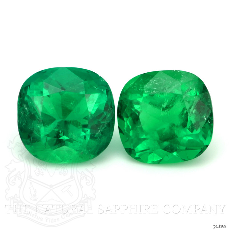 5.32 Ct.Tw. Emerald Pair from Colombia