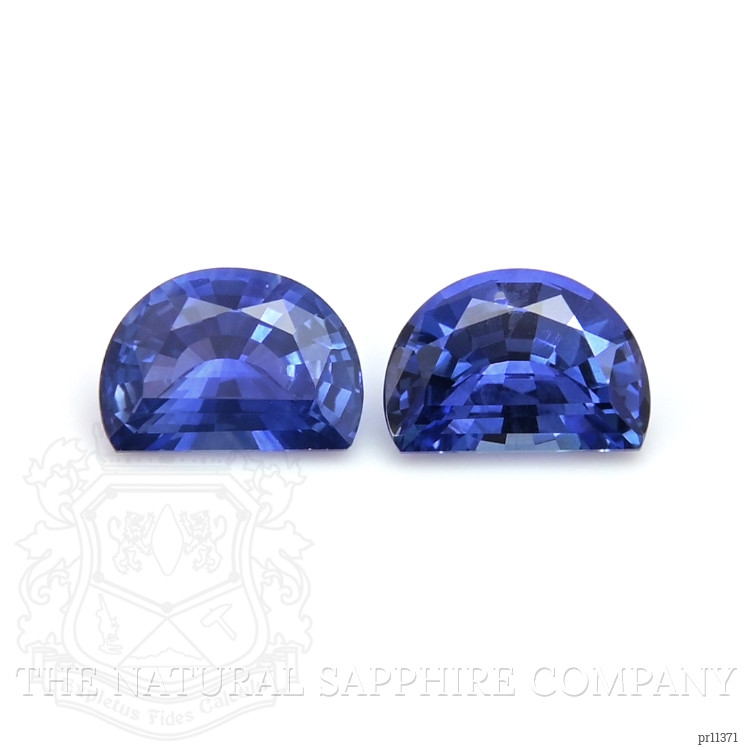 1.62 Ct.Tw. Blue Sapphire Pair from Ceylon (Sri Lanka)