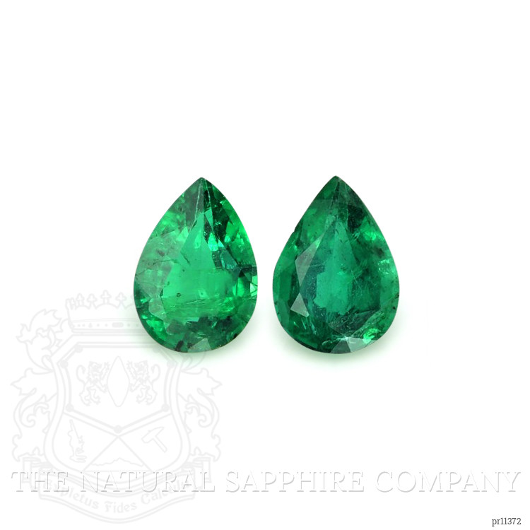 1.08 Ct.Tw. Emerald Pair from Zambia
