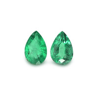 0.74 Ct.Tw.Total Carat Weight Emerald Pair from Zambia Video