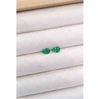 0.74&nbsp;Ct.Tw.Total Carat Weight Emerald Pair from Zambia Life Style