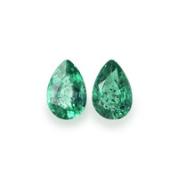 0.79 Ct.Tw.Total Carat Weight Emerald Pair from Zambia Video