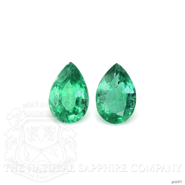 0.66 Ct.Tw. Emerald Pair from Zambia