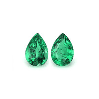 0.73 Ct.Tw.Total Carat Weight Emerald Pair from Zambia Video
