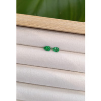 0.69&nbsp;Ct.Tw.Total Carat Weight Emerald Pair from Zambia Life Style