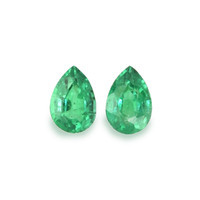 0.86 Ct.Tw.Total Carat Weight Emerald Pair from Zambia Video