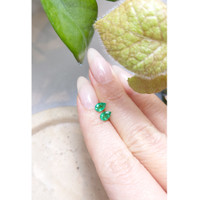 0.86 Ct.Tw.Total Carat Weight Emerald Pair from Zambia Life Style