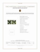 1.45 Ct.Tw.Total Carat Weight Green Tourmaline Pair from Ceylon (Sri Lanka) Scan Report