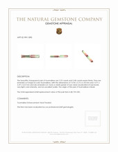 6.73&nbsp;Ct.Tw.Total Carat Weight Tourmaline Pair from Brazil Appraisal