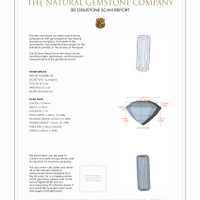 6.73 Ct.Tw.Total Carat Weight Tourmaline Pair from Brazil 3 D Scan Report