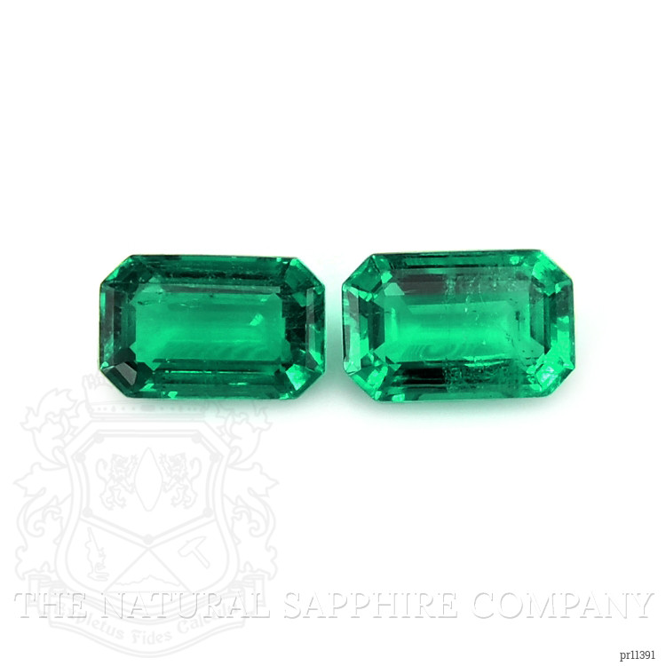1.30 Ct.Tw. Emerald Pair from Afghanistan