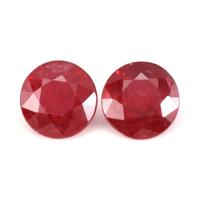 2.78 Ct.Tw.Total Carat Weight Ruby Pair from Mozambique Video