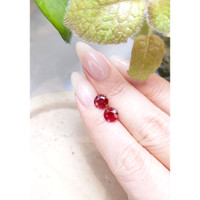 2.78 Ct.Tw.Total Carat Weight Ruby Pair from Mozambique Life Style