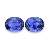 20.63&nbsp;Ct.Tw.Total Carat Weight Blue Sapphire Pair from Ceylon (Sri Lanka) Video