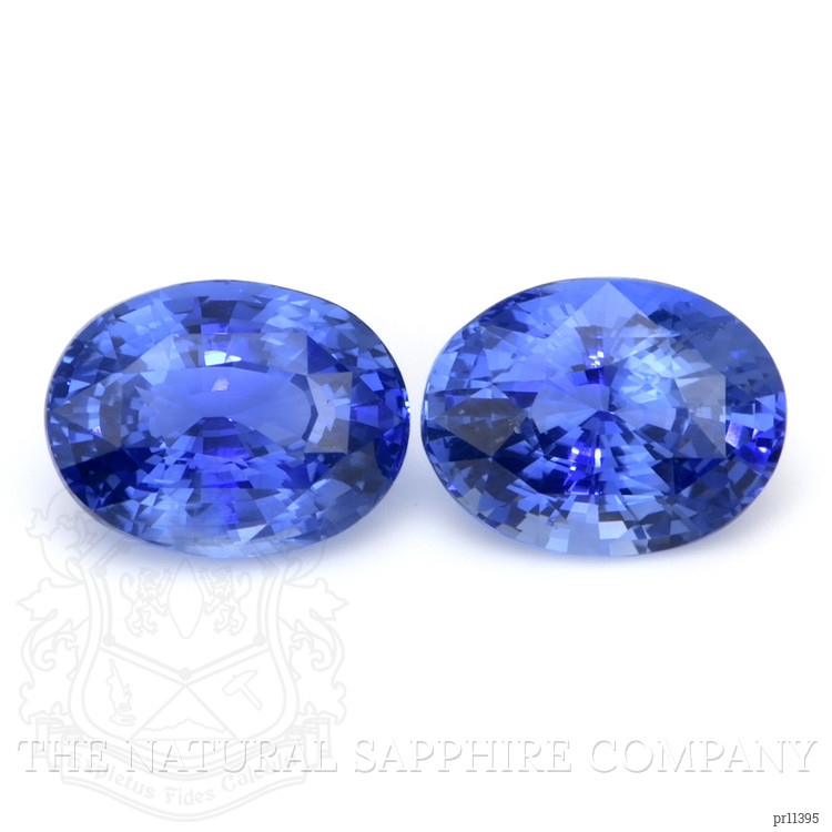 8.81 Ct.Tw. Blue Sapphire Pair from Ceylon (Sri Lanka)