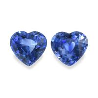 3.35&nbsp;Ct.Tw.Total Carat Weight Blue Sapphire Pair from Ceylon (Sri Lanka) Video
