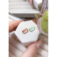 7.08&nbsp;Ct.Tw.Total Carat Weight Tourmaline Pair from Mozambique Life Style