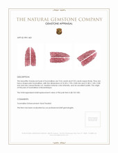 18.81 Ct.Tw.Total Carat Weight Tourmaline Pair from Mozambique Appraisal