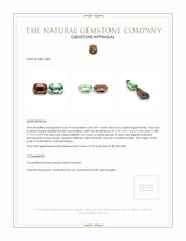 9.86&nbsp;Ct.Tw.Total Carat Weight Tourmaline Pair from Mozambique Appraisal