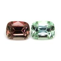 9.86 Ct.Tw.Total Carat Weight Tourmaline Pair from Mozambique Video